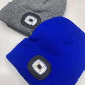 Lot de 2 bonnets lumineux et musicaux
